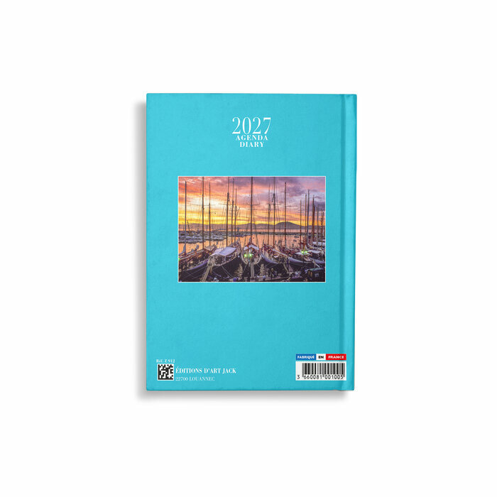 Agenda de poche papier 2027 C�te d'Azur