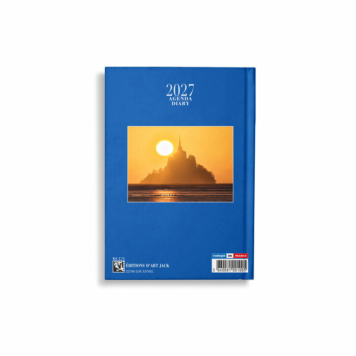 Agenda de Poche papier 2027 Mont Saint Michel