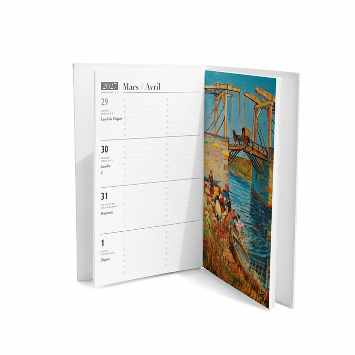 Agenda  2027 Van Gogh Terrasse du caf� le soir