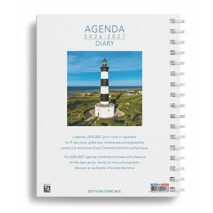 Agenda spirale 2026 Charente Maritime 