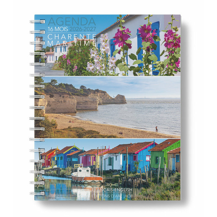 Agenda spirale 2026 Charente Maritime maison