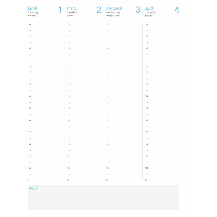 Agenda Spirale Vacances Pauline Launay 2027 Agenda spirale 2027 affiche
