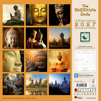 Calendrier 2027 Le Sourire de Bouddha