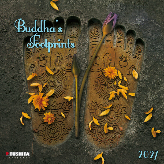 Calendrier 2027 Empreintes Bouddha Calendrier Mural Bouddha Empreinte 2027