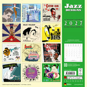 Calendrier 2027 Affiche ic�ne Jazz musique