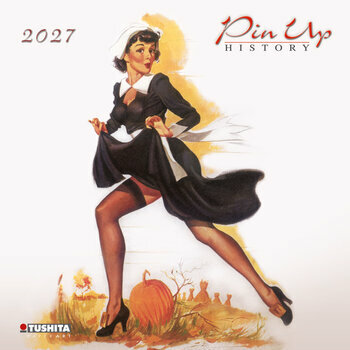 Calendrier 2027 Femme Pin-Up R&eacute;tro