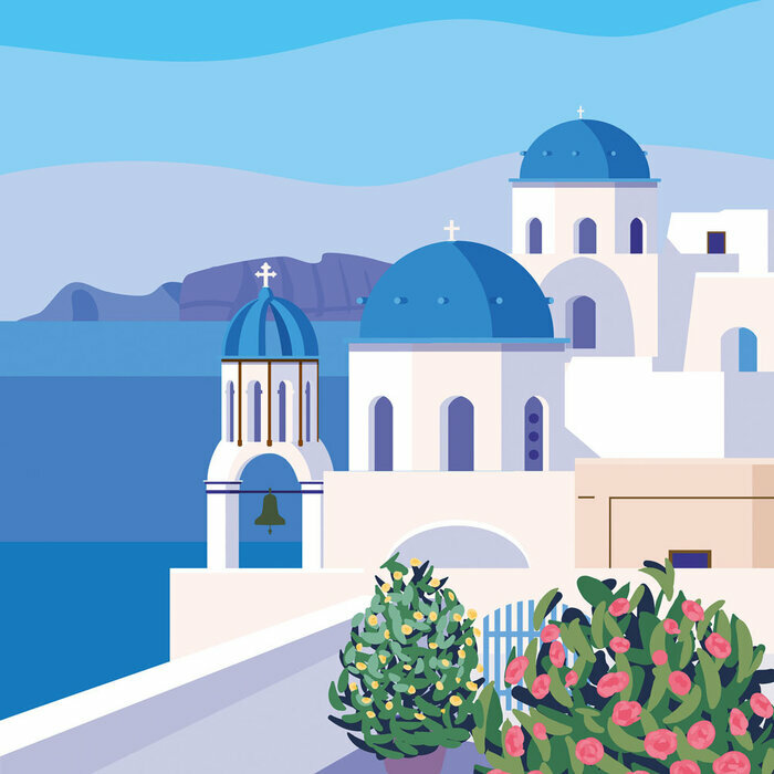 Calendrier 2027 Illustrations Voyages Vintage