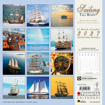 Calendrier 2027 Bateaux Grand Voilier