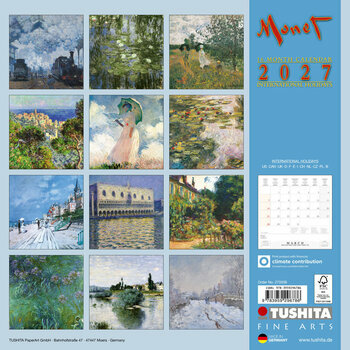 Calendrier 2027 Claude Monet - Les Classiques