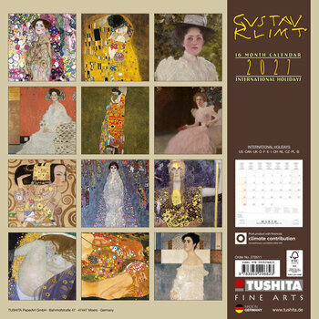 Calendrier 2027 Gustave Klimt Femme