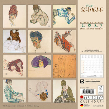 Calendrier 2027 Egon Schiele
