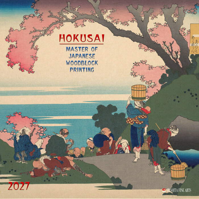 Calendrier Papier Hokusai 2027 Art Japonais