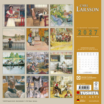 Calendrier 2027 Carl Larsson 
