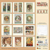 Calendrier 2027 Mucha Art Nouveau
