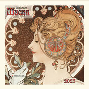 Calendrier Mural 2027 Alphonse Mucha Art Nouveau