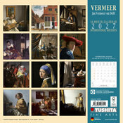 Calendrier Papier 2027 Vermeer La Fille � la Perle