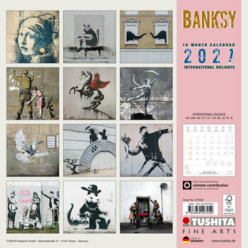 Calendrier 2027 Banksy Street Art