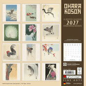 Calendrier Papier 2027 Ohara Koson Art Japonais