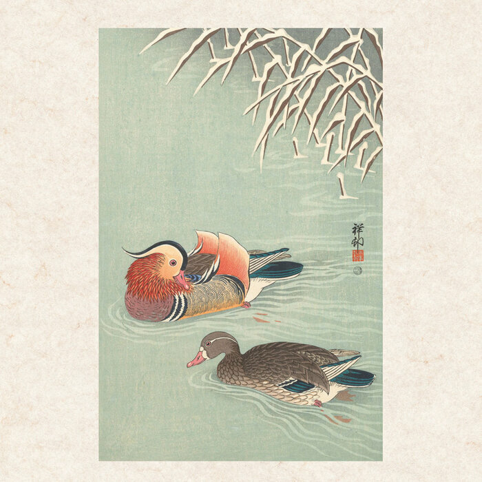 Calendrier 2027 Ohara Koson Art Japonais