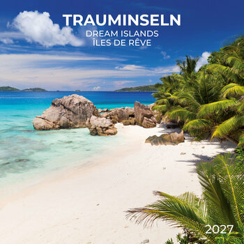 Calendrier 2027 Iles de R&ecirc;ve avec Poster Offert