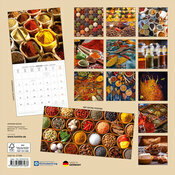 Calendrier Papier 2027 Cuisine et Epices Safran