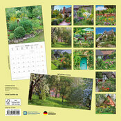 Calendrier Papier 2027 Jardins de Campagne