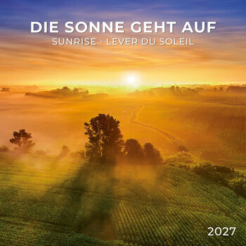 Calendrier 2027 Paysage Soleil Levant avec Poster Offert