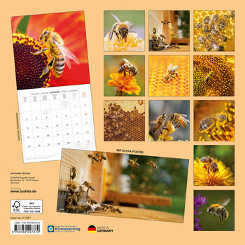 Calendrier 2027 Abeilles avec Poster Offert