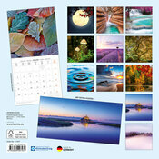Calendrier 2027 Papier Emotions Nature et Paysage avec Poster Offert