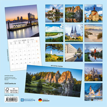 Calendrier 2027 Allemagne avec Poster Offert