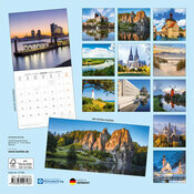 Calendrier 2027 Allemagne avec Poster Offert Calendrier Mural Allemagne Berlin 2027