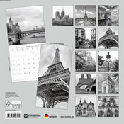 Calendrier 2027 Paris Rétro avec Poster Offert Calendrier Mural 2027 Paris Vintage