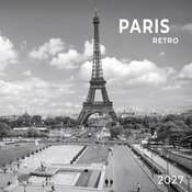 Calendrier 2027 Paris Rétro avec Poster Offert Calendrier 2027 Paris Vintage