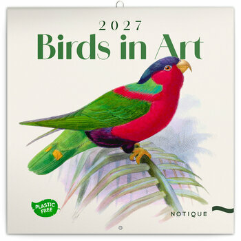 Calendrier 2027 Dessins Art Oiseaux  