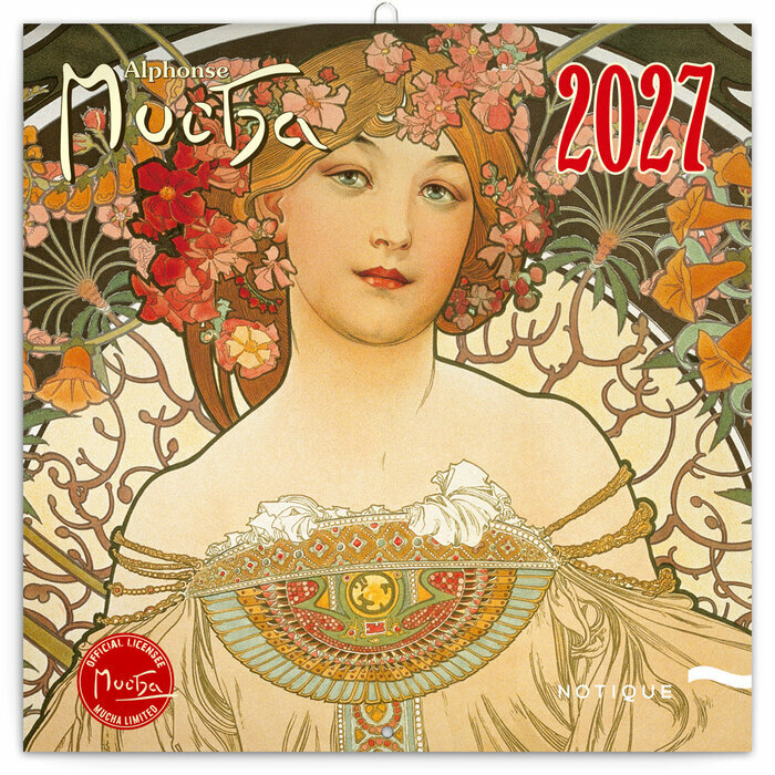Calendrier Mural 2027 Art Alphonse Mucha Exclusif