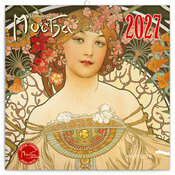 Calendrier Mural 2027 Art Alphonse Mucha Exclusif
