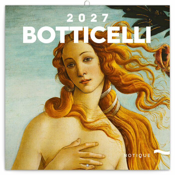 Calendrier Mural 2027 Art Sandro Botticelli
