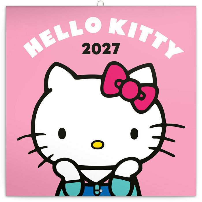 Calendrier mural 2027 Dessins Hello Kitty