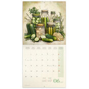 Calendrier papier 2027 Dessins Vintage  Fruits L�gumes