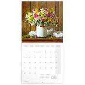 Calendrier 2027 Bouquets de Fleurs papier