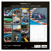 Calendrier  2027 Voitures Courses Automobile Formule 1