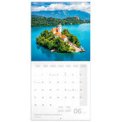 Calendrier 2027 papier Montagnes Alpes