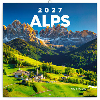 Calendrier 2027 Montagnes Alpes
