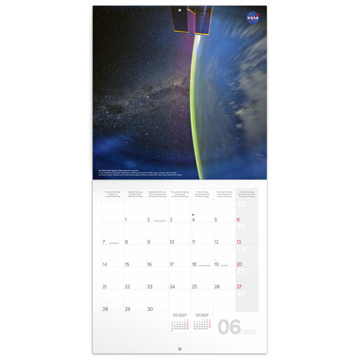 Calendrier 2027 Nasa Astronomie 