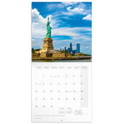 Calendrier papier 2026 Ville New York 