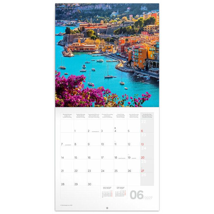 Calendrier 2027 Provence et Lavande papier