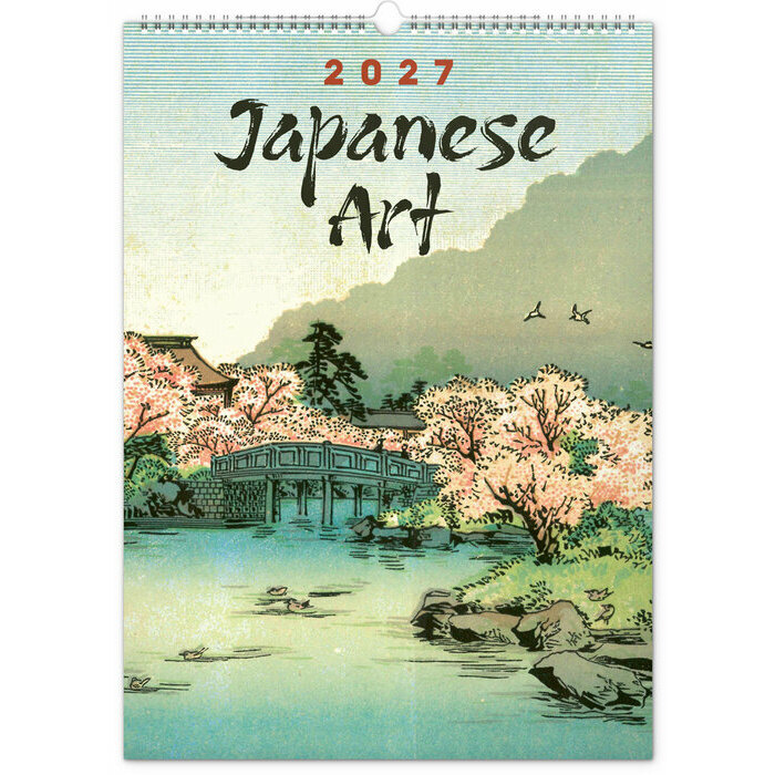Maxi Calendrier Hokusai 2027 Affiches Vintage Art Japonais