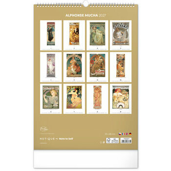 Maxi Calendrier 2027 Affiches Art Nouveau Mucha Exclusif