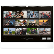 Maxi Calendrier 2027 Femme et Moto Sexy