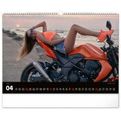 Maxi Calendrier 2027 Femme et Moto